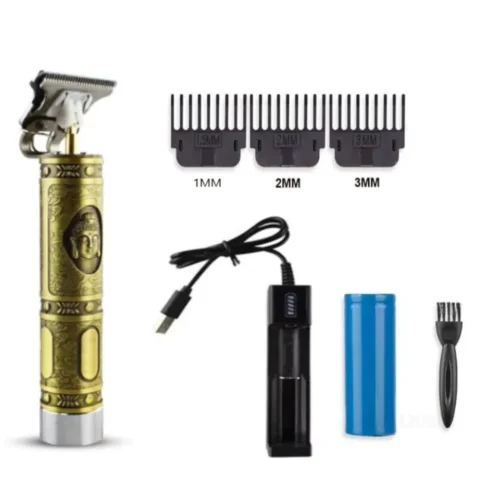 Cortador de Cabelo T9 Profissional Para Barba Masculina - Designer Aleatório - Imagem 7